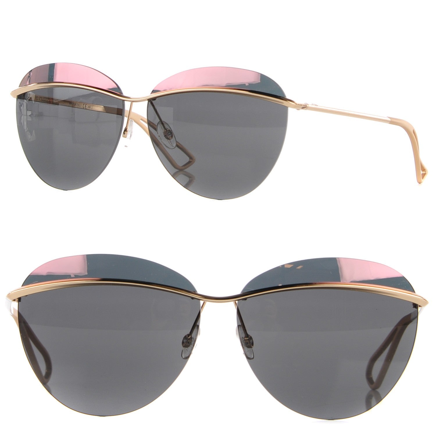 Christian Dior Metallic 2 Sunglasses 000XZ Rose Gold 1 of 9
