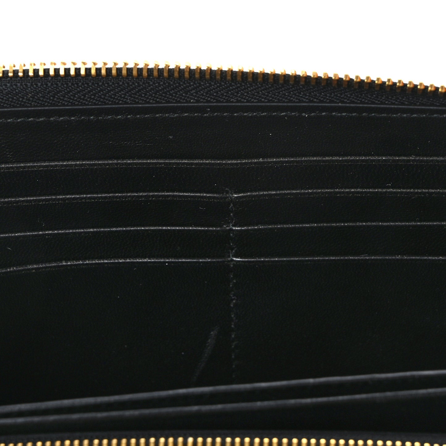 Lambskin Cannage Lady Dior Zip Wallet Black