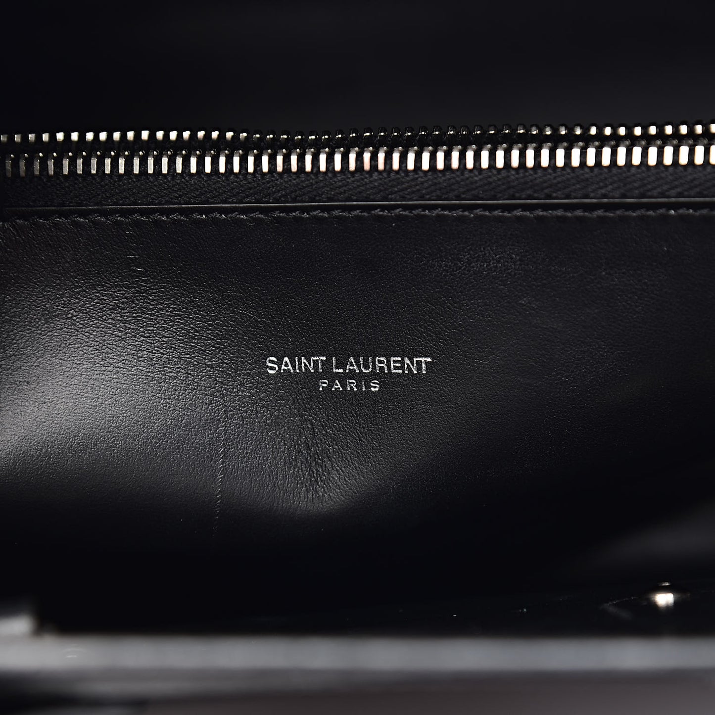 Calfskin Crocodile Embossed Small Sac de Jour Black