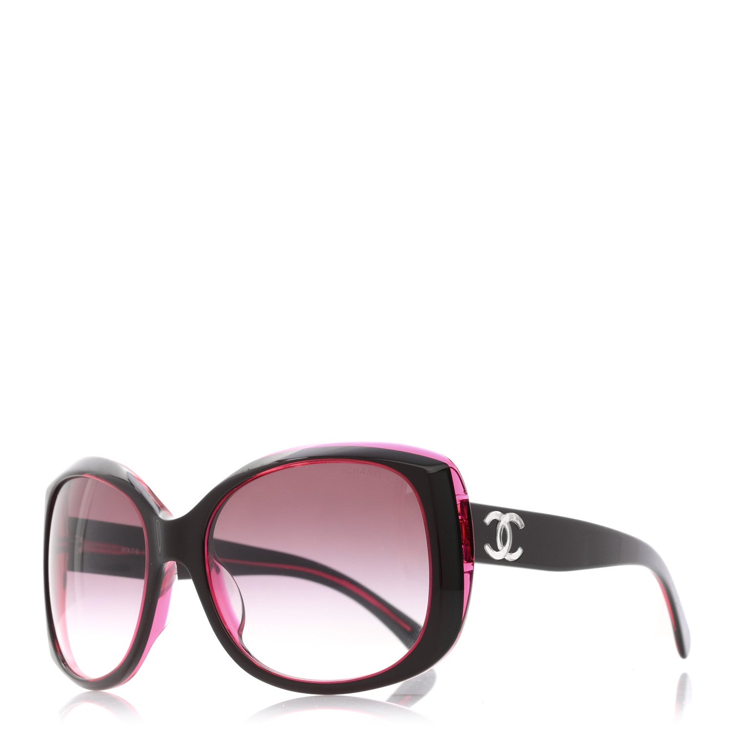 Chanel Acetate Polarized CC Sunglasses 5183 Red 1 of 9