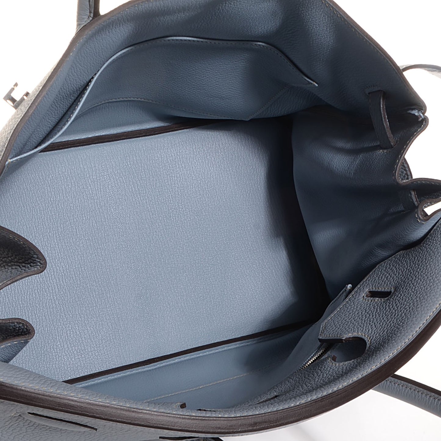 Togo Birkin 35 Bleu Lin