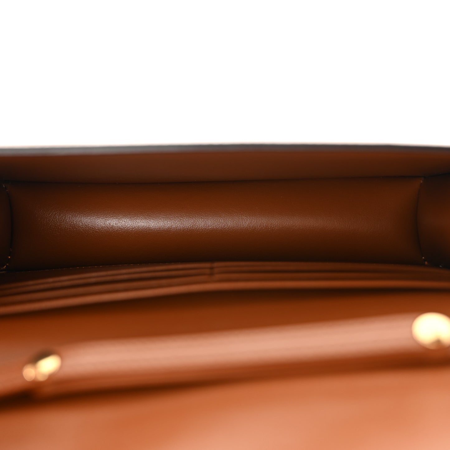 Shiny Calfskin Triomphe Margo Wallet on Chain Gold