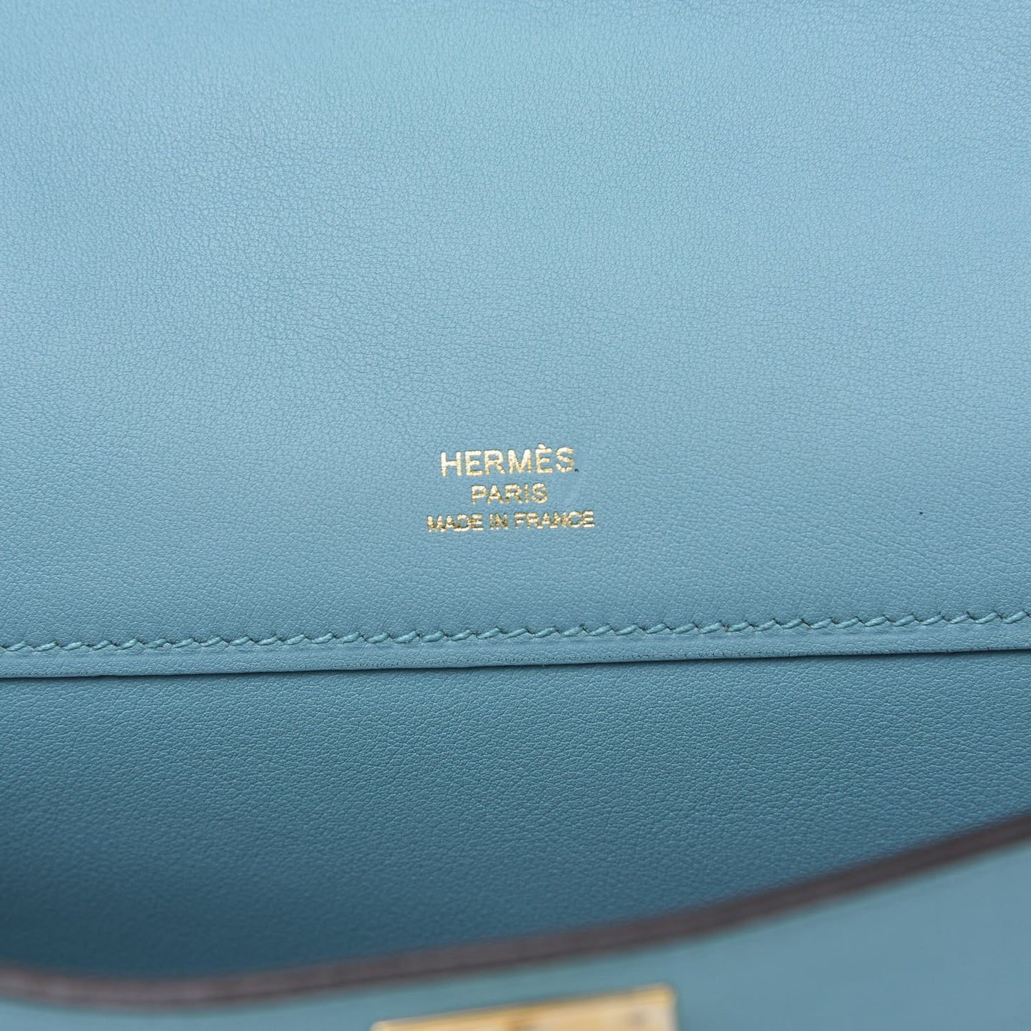 Swift Kelly Cut Clutch Pochette Bleu Saint Cyr