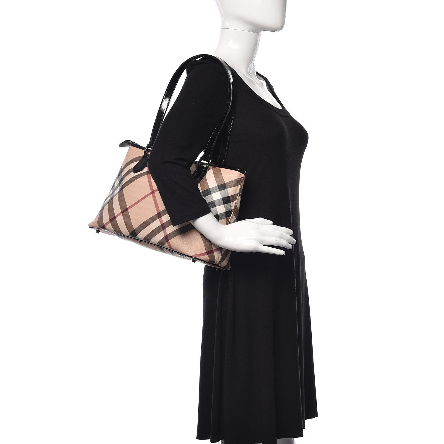 Burberry Supernova Check Regent Tote Black 2 of 20