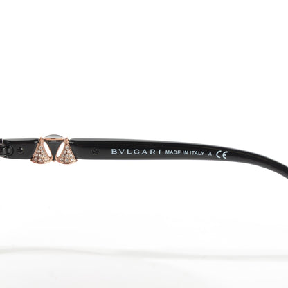 Bulgari Crystal Aviator Sunglasses 6080-B Black 5 of 7