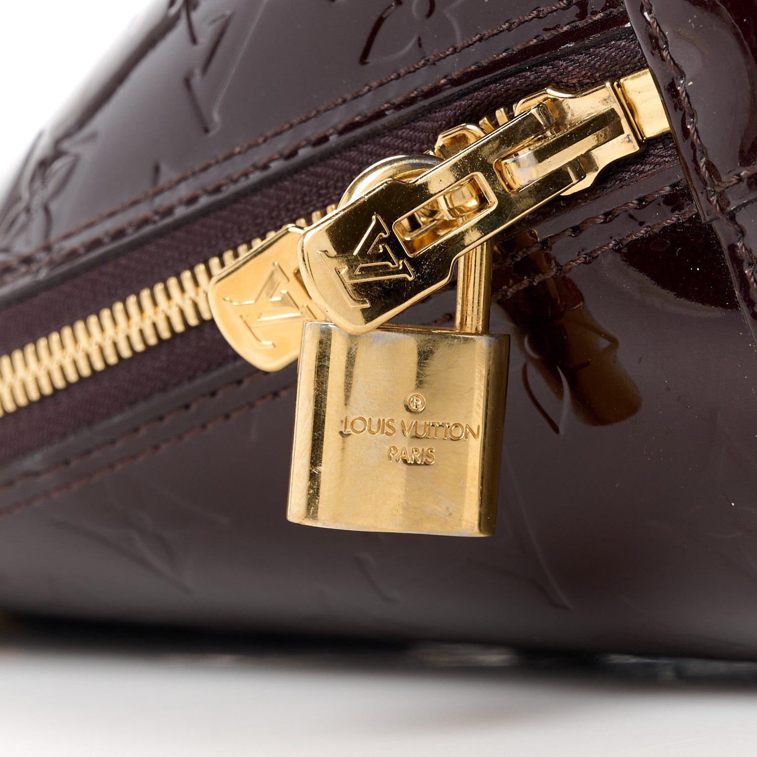 Louis Vuitton Vernis Alma PM Amarante 9 of 14