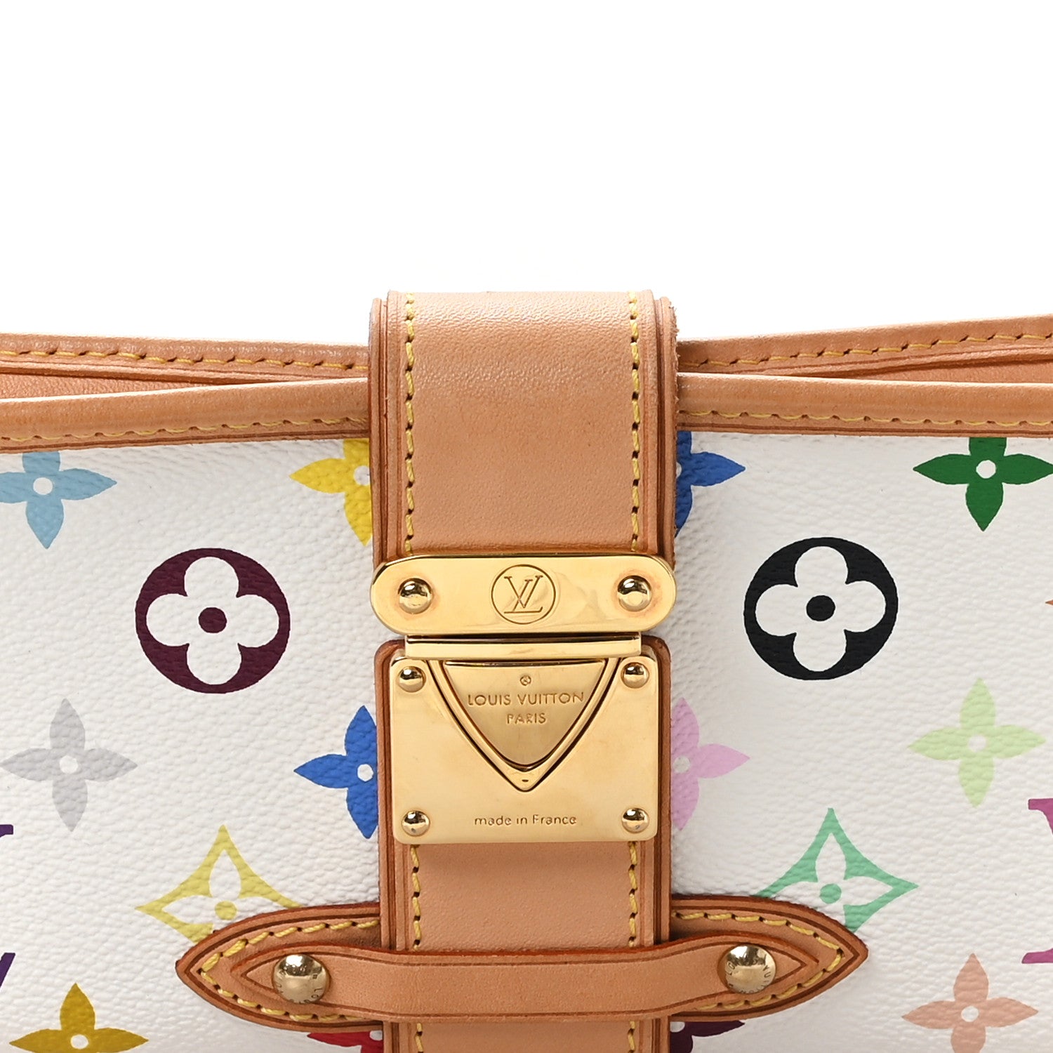 Louis Vuitton Monogram Multicolor Shirley White 7 of 10