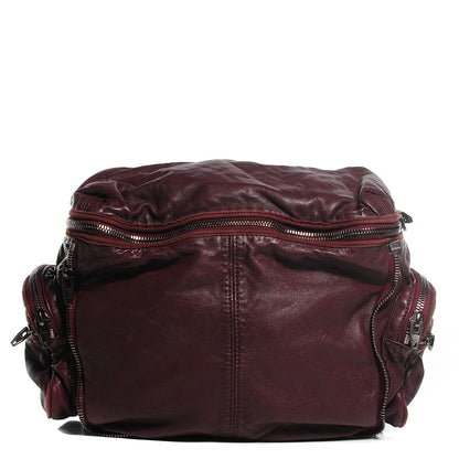 Alexander Wang Washed Lambskin Jane Shoulder Bag Burgundy 1 of 9