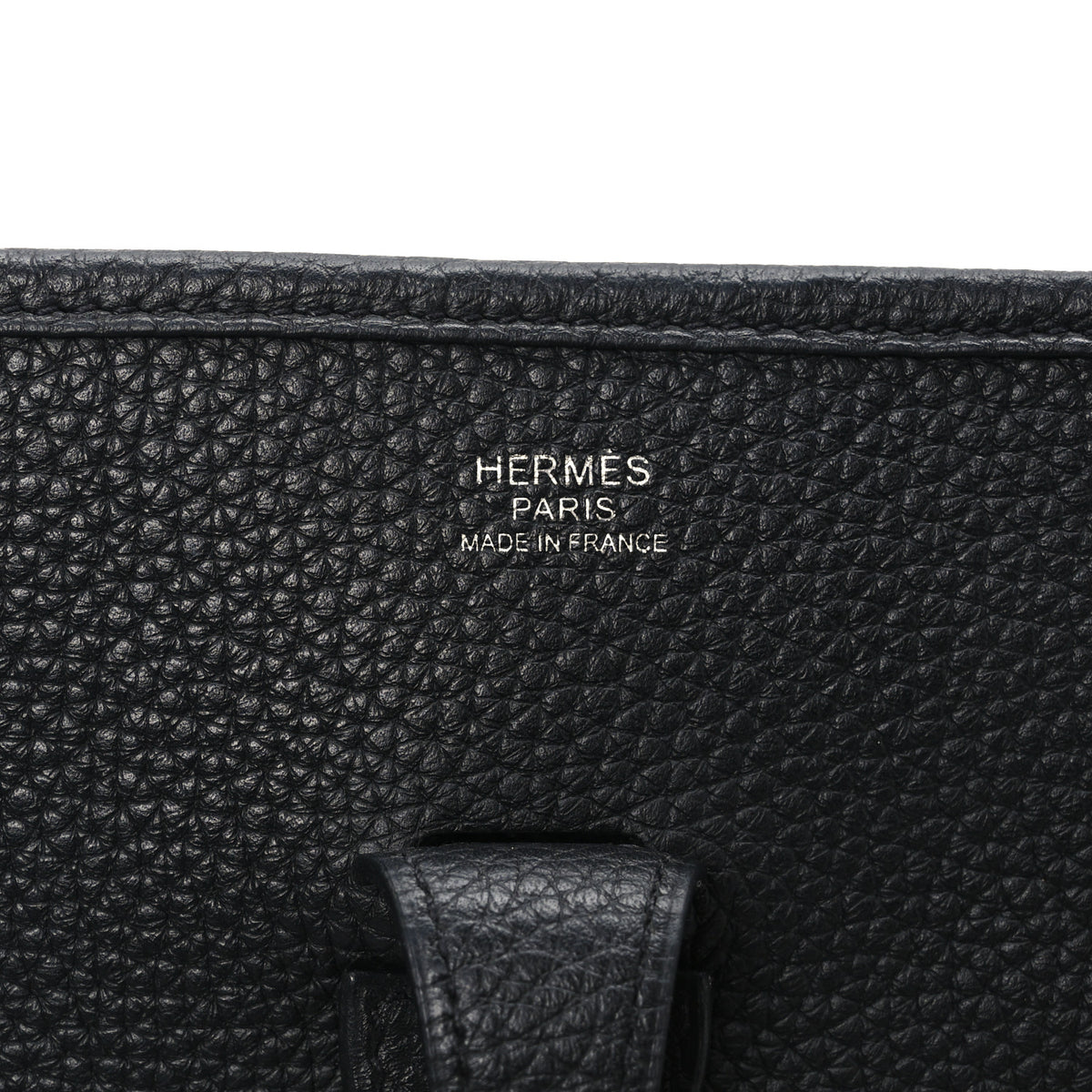 Hermes Taurillon Clemence Evelyne III PM Black 6 of 11