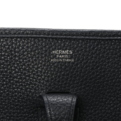 Hermes Taurillon Clemence Evelyne III PM Black 6 of 11