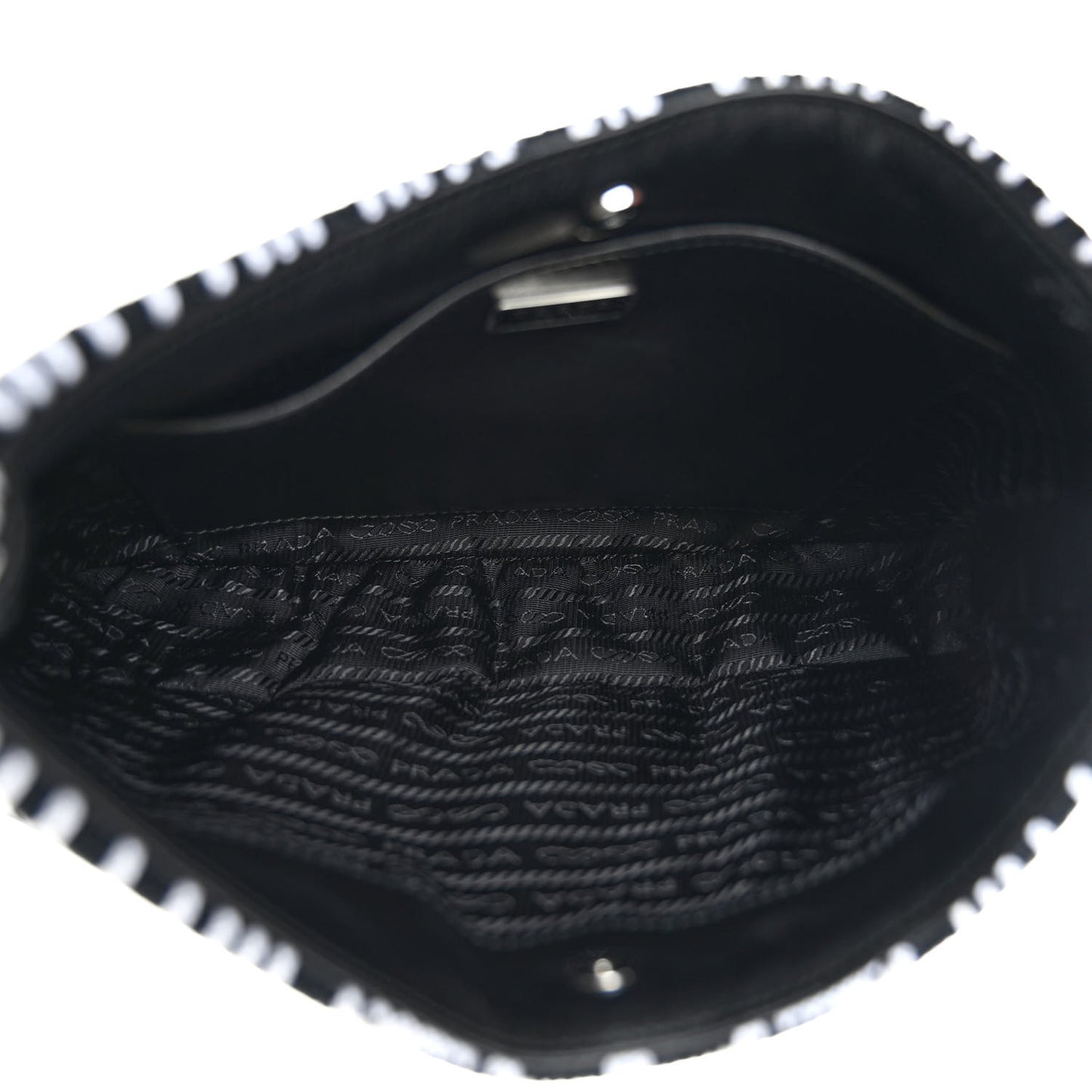 Maglia Jacquard Cleo Shoulder Bag Black White