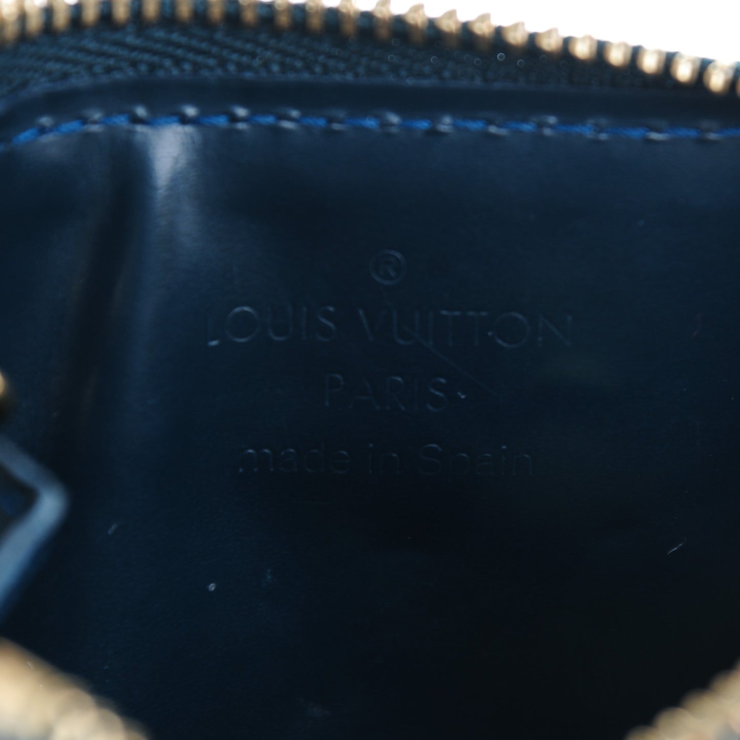 Vernis Key Pouch Blue Nuit