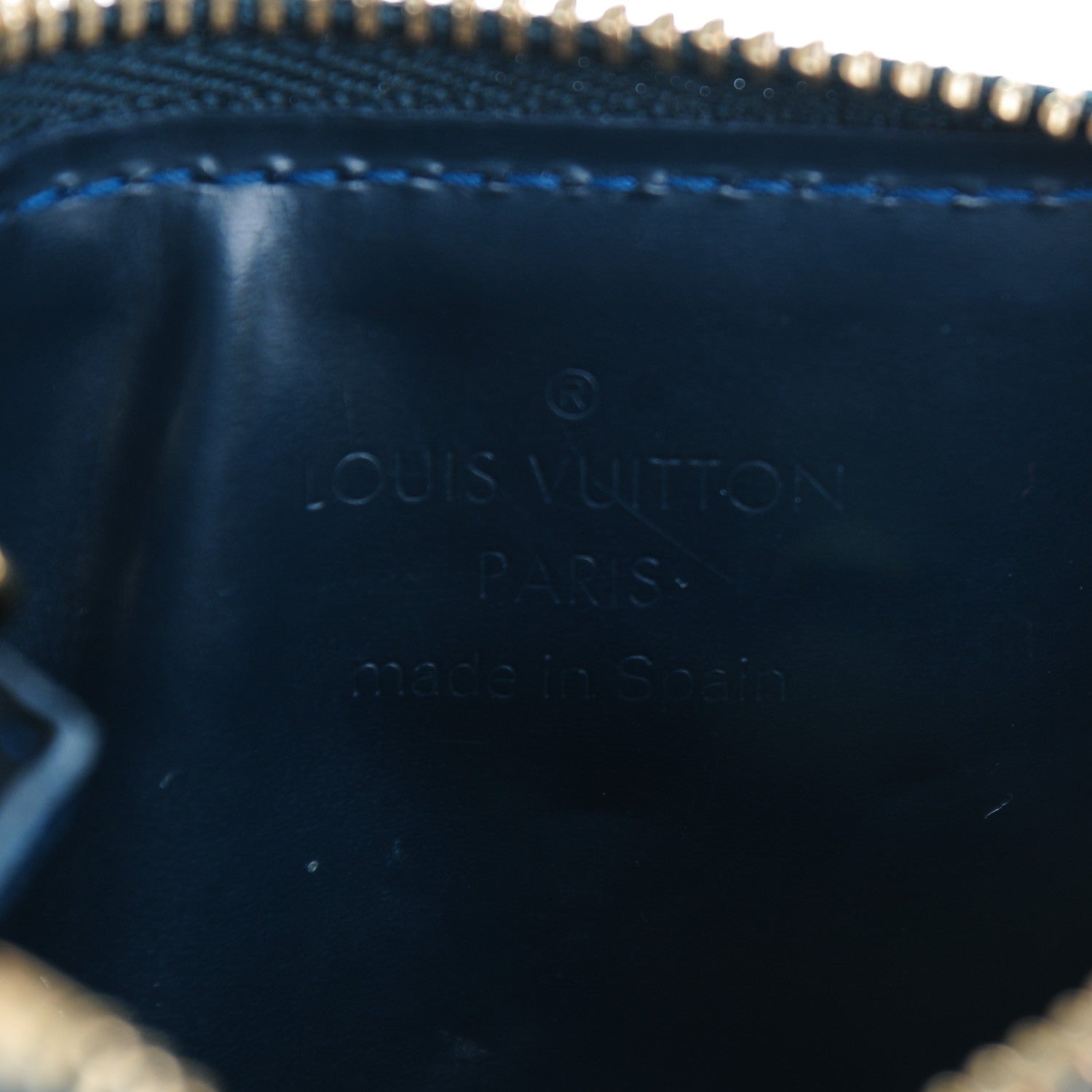 Louis Vuitton Vernis Key Pouch Blue Nuit 5 of 6