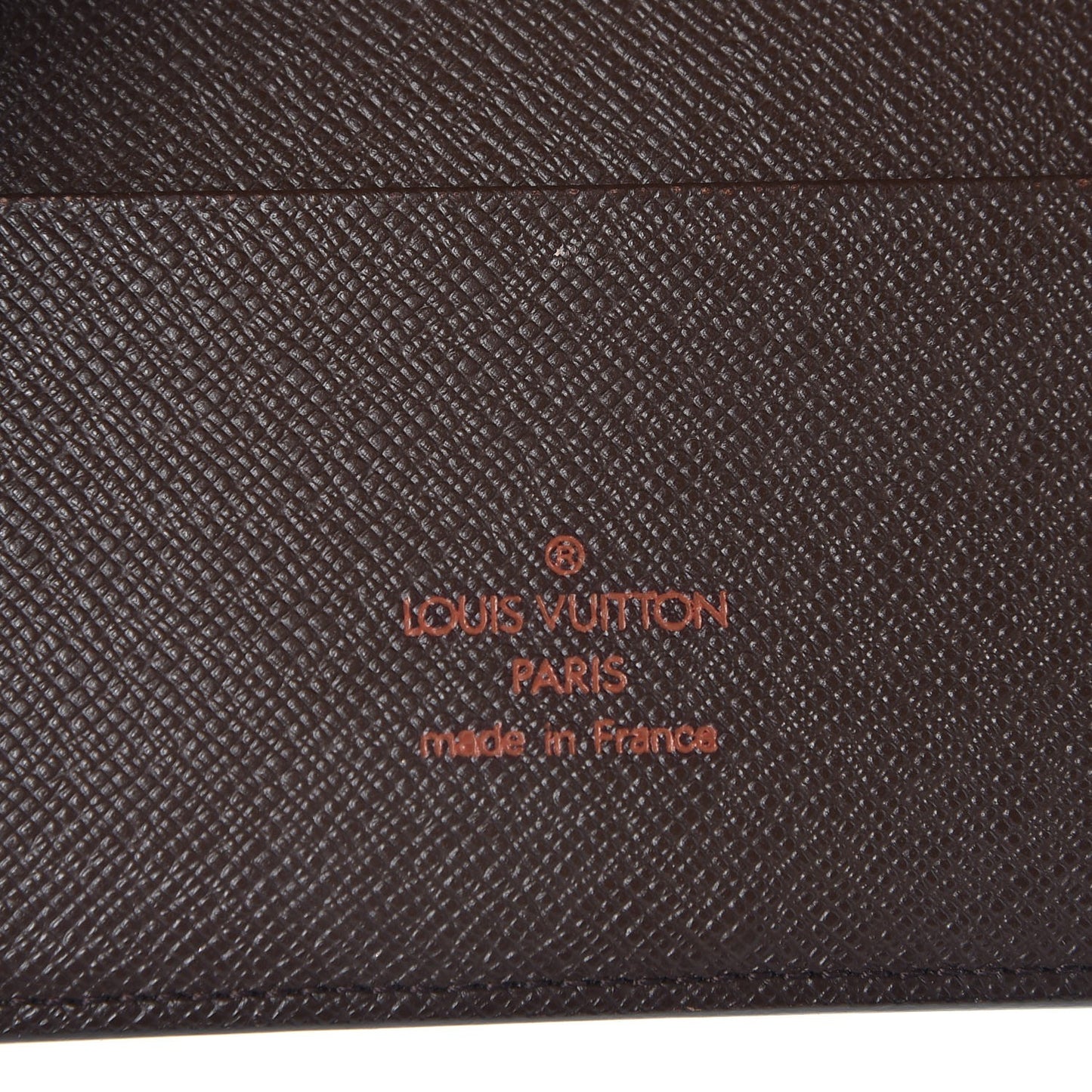 Damier Ebene Large Ring Agenda Cover