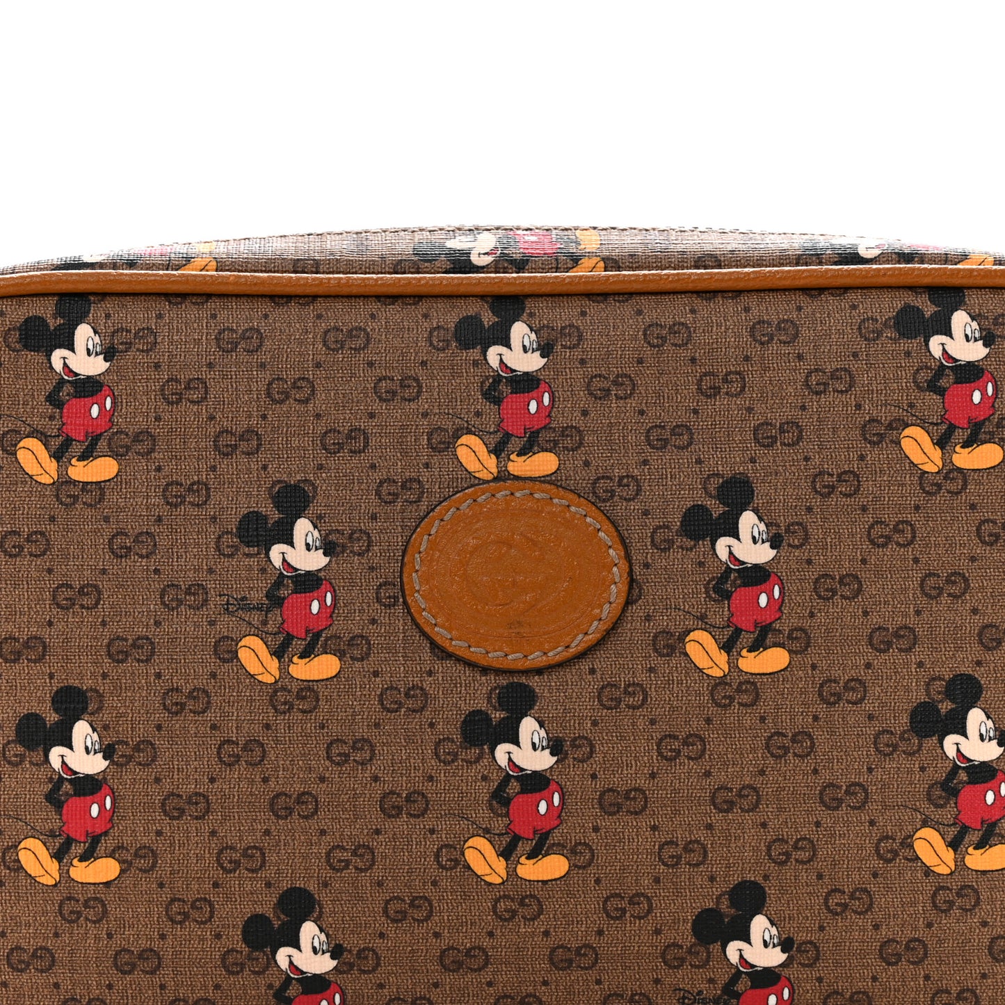 X DISNEY Mini Vintage GG Supreme Monogram Mickey Mouse Small Belt Bag 90 36 Beige Vintage Sun Oil
