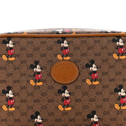 Gucci X DISNEY Mini Vintage GG Supreme Monogram Mickey Mouse Small Belt Bag 90 36 Beige Vintage Sun Oil 8 of 12