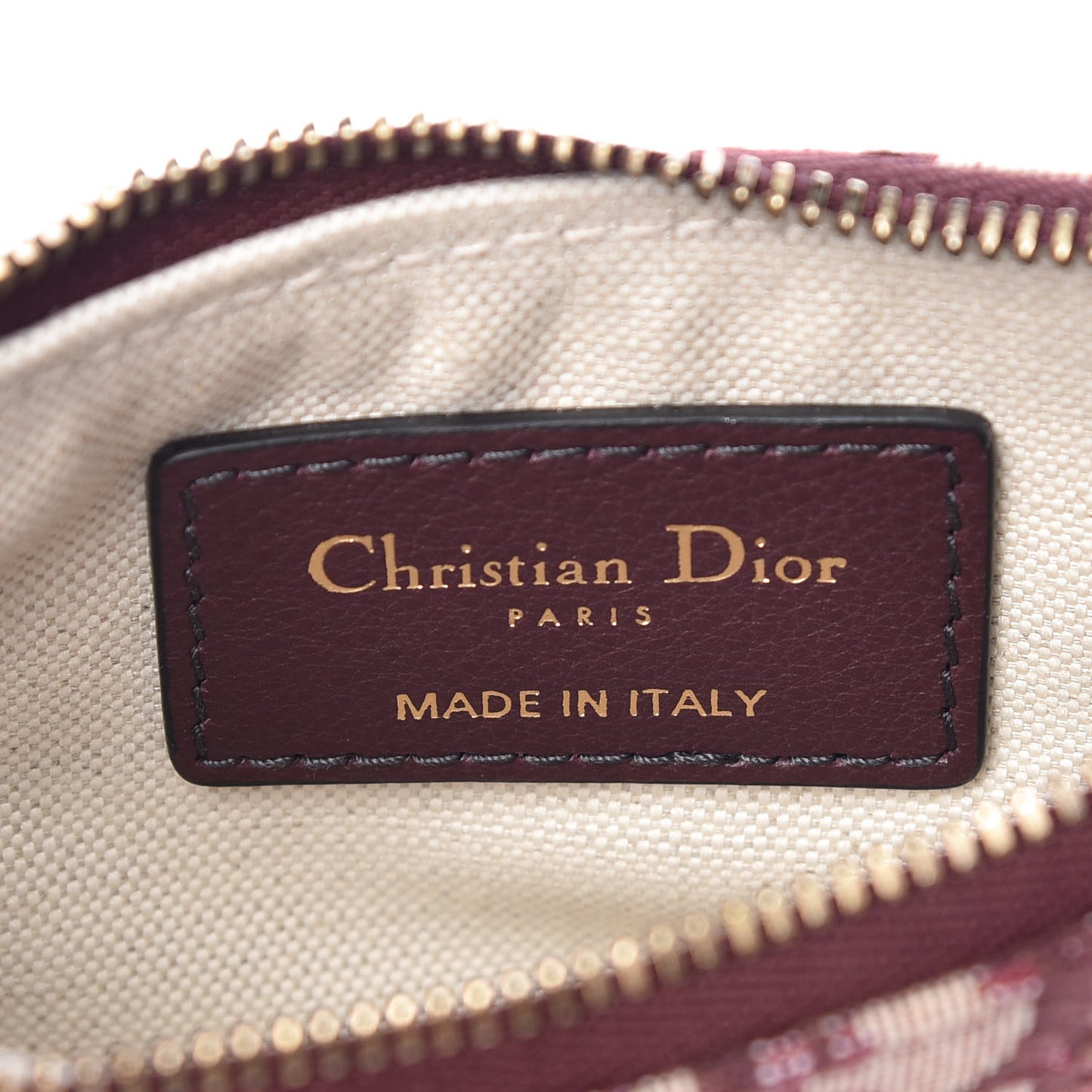 Oblique Saddle Clutch Burgundy