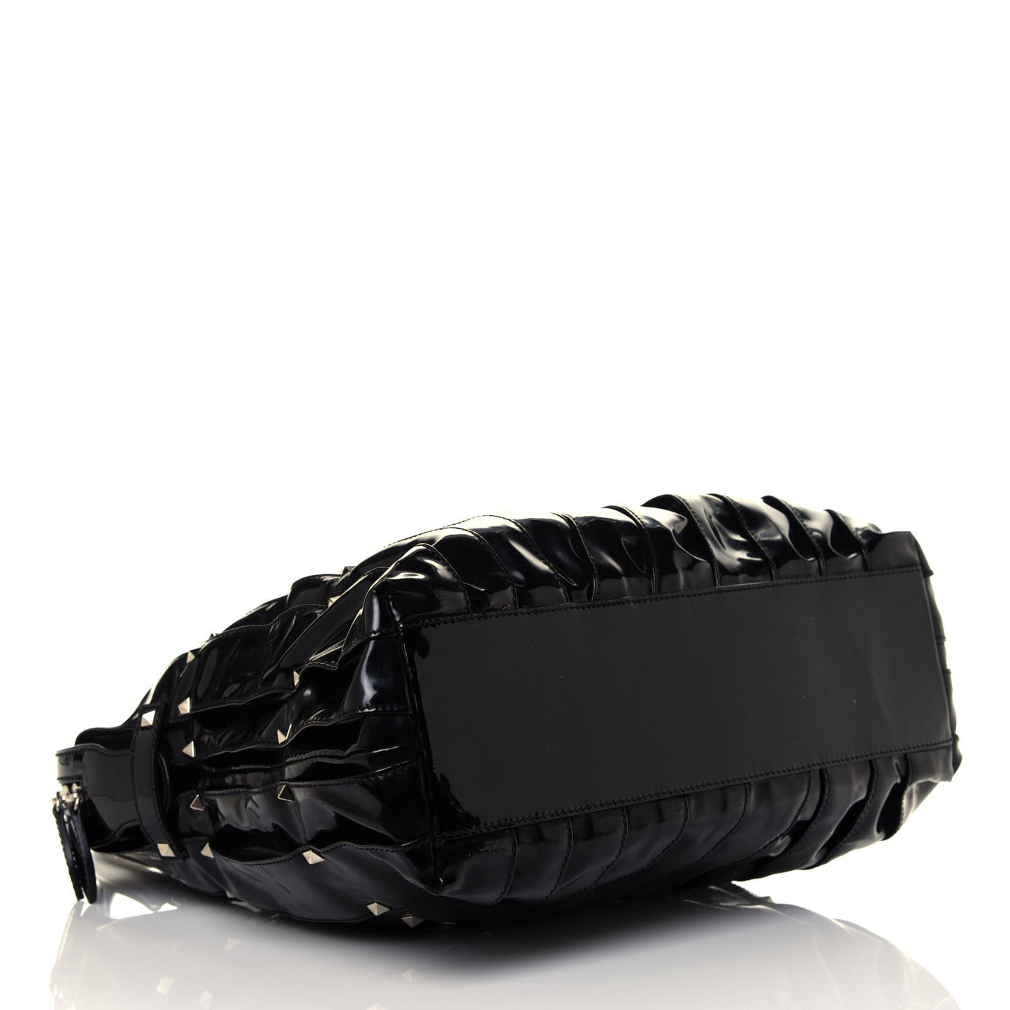 Patent Studded Maizeon Tote Black