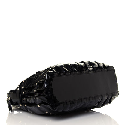 Valentino Garavani Patent Studded Maizeon Tote Black 3 of 4