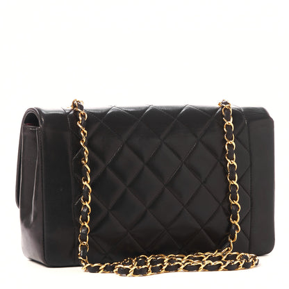 Chanel Lambskin Quilted Medium Single Flap Dark Brown 2 of 9