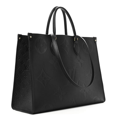 Louis Vuitton Empreinte Monogram Giant Onthego GM Black 3 of 9