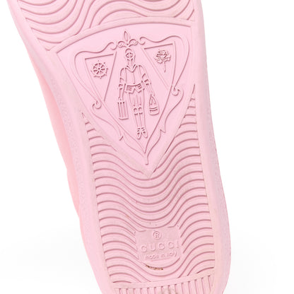 Gucci Miro Soft Calfskin Interlocking G Perforated Womens Ace Sneakers 39.5 Wild Rose Lapis 8 of 9