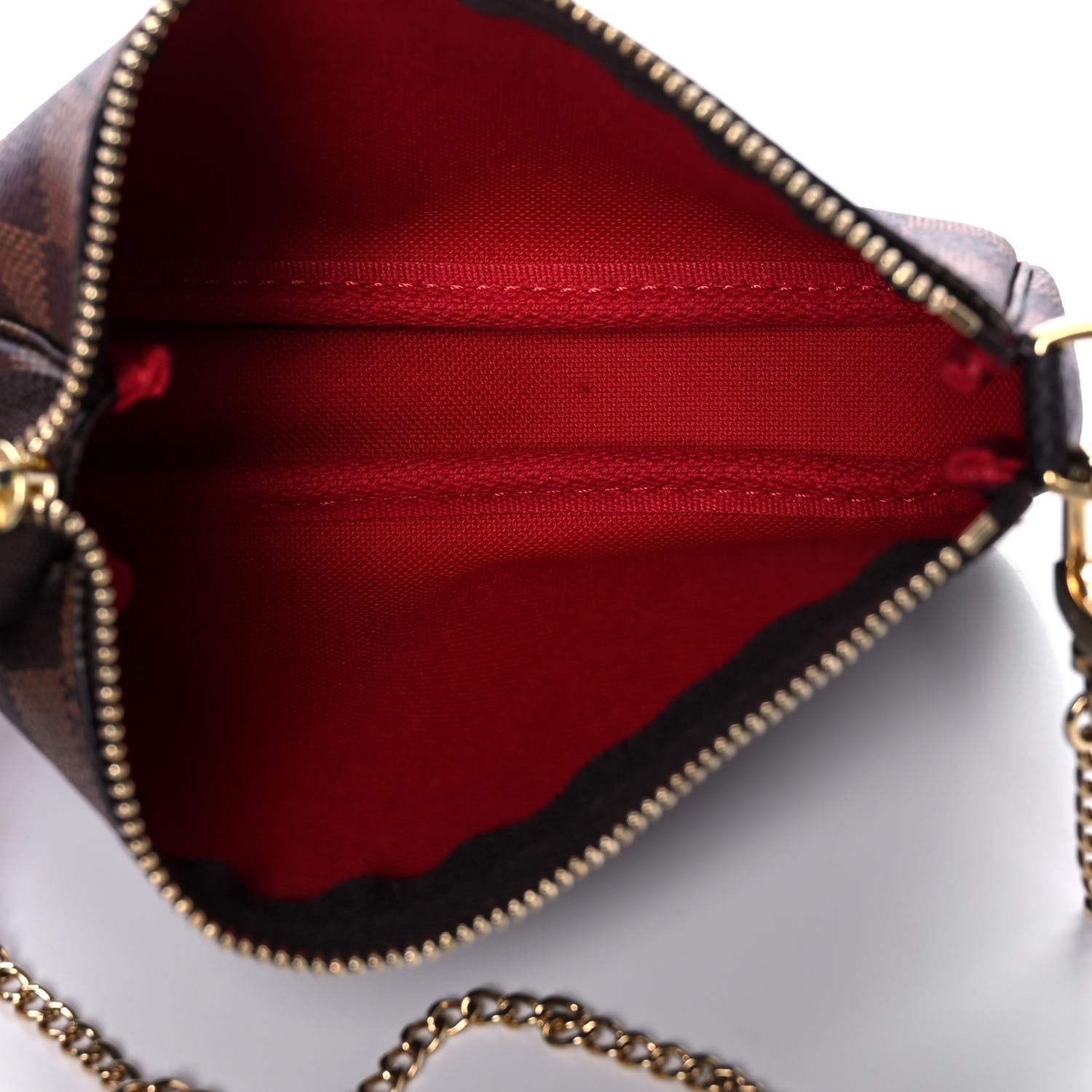 Louis Vuitton Damier Ebene Mini Pochette Accessories 5 of 13