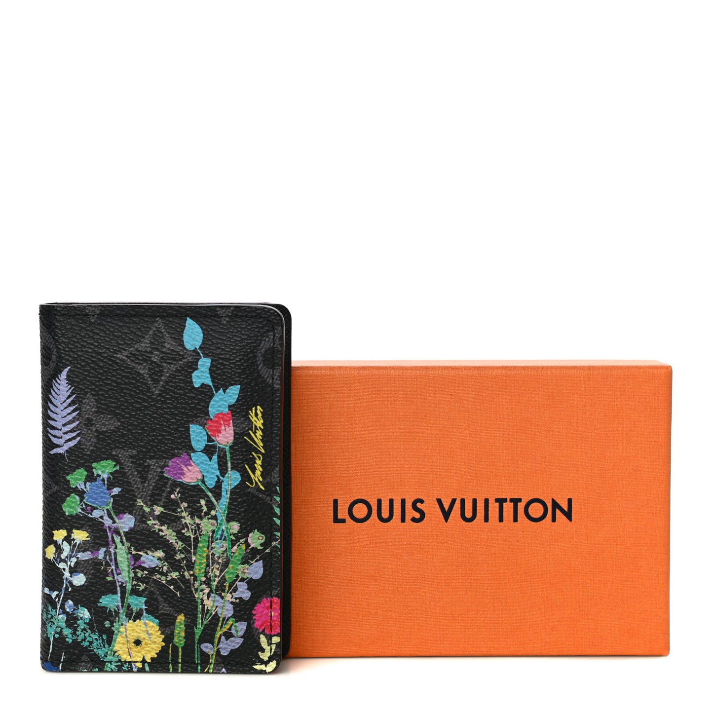 Monogram Eclipse Flower Print Pocket Organizer NM