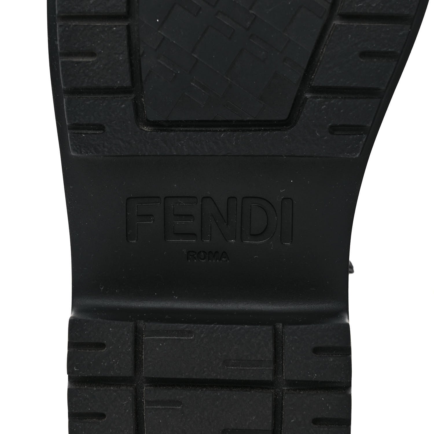 Fendi Vitello Abrasivato Fendigraphy 50mm Biker Boots 39 Black 7 of 10