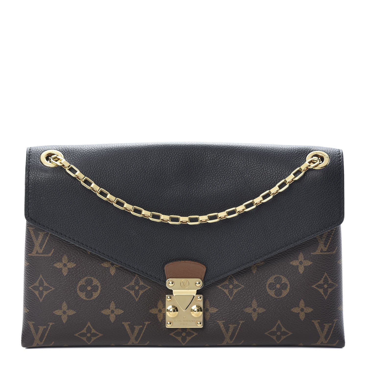 Louis Vuitton Monogram Pallas Chain Black 1 of 11