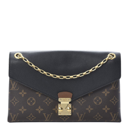 Louis Vuitton Monogram Pallas Chain Black 1 of 11