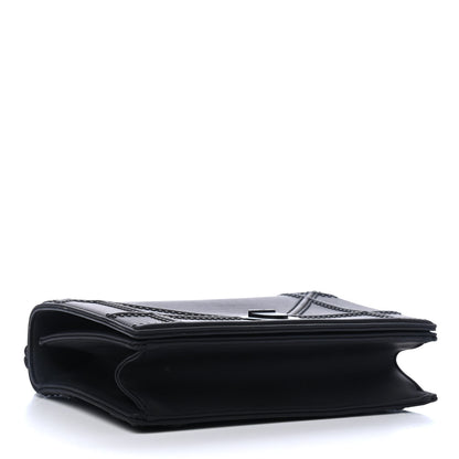 Christian Dior Ultra Matte Calfskin Studded Medium Diorama Flap Bag Black 3 of 4