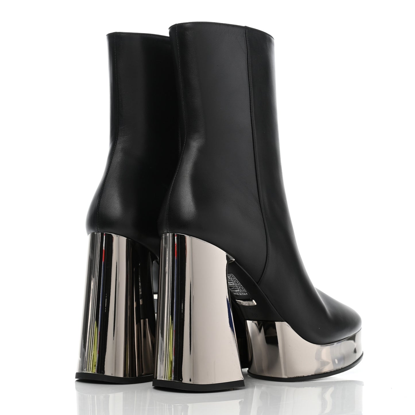 Malaga Kid Chrome Ankle Boots 40 Black