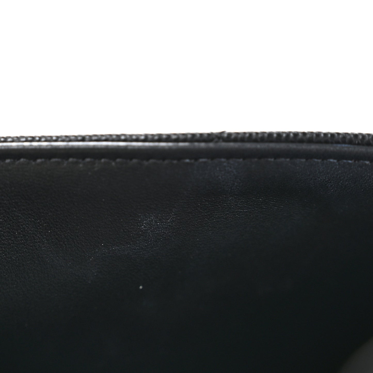 Caviar Quilted Retro Mini Twist Top Handle Clutch Flap Black