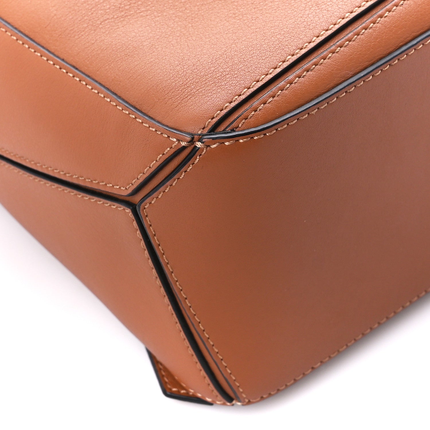Loewe Calfskin Small Puzzle Bag Tan 9 of 10
