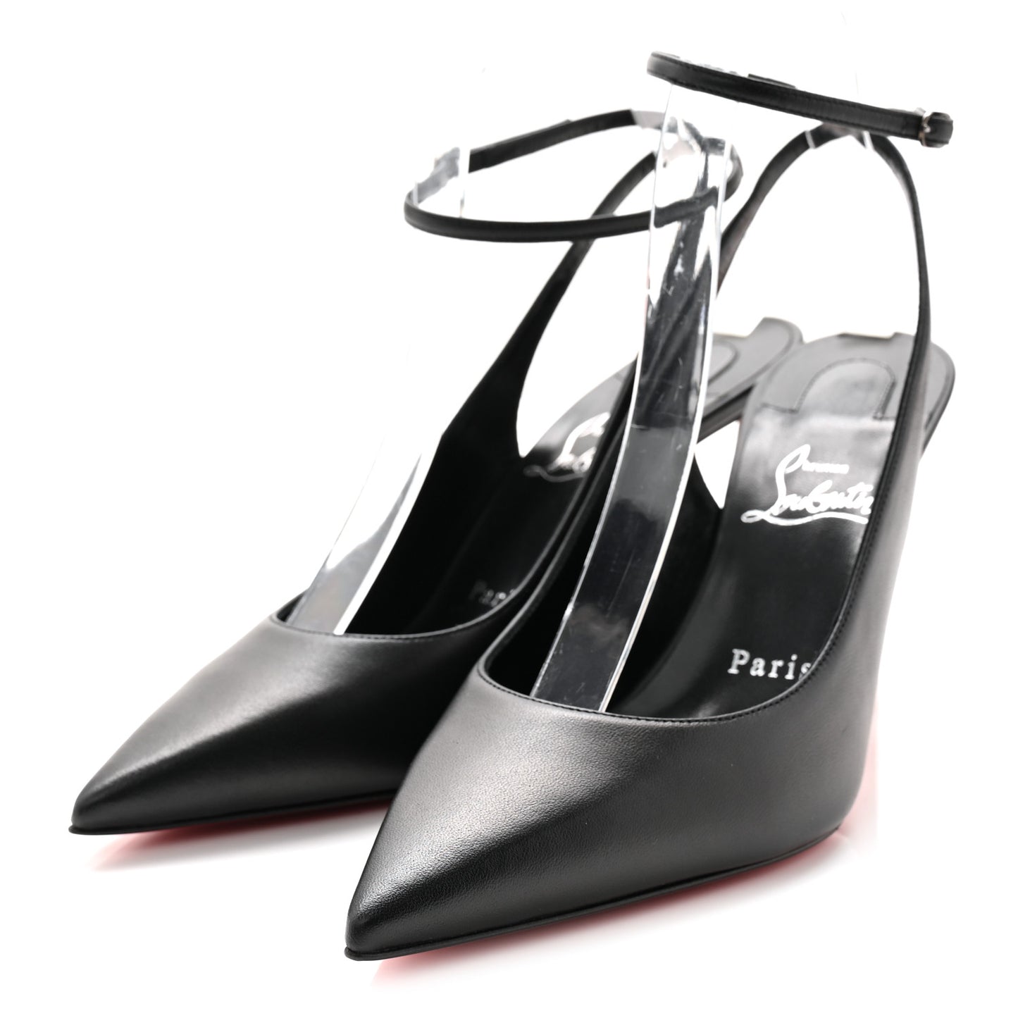 Veau Velours Condora Strap 100 Pumps 36.5 Galactiqueen 37.5 Black