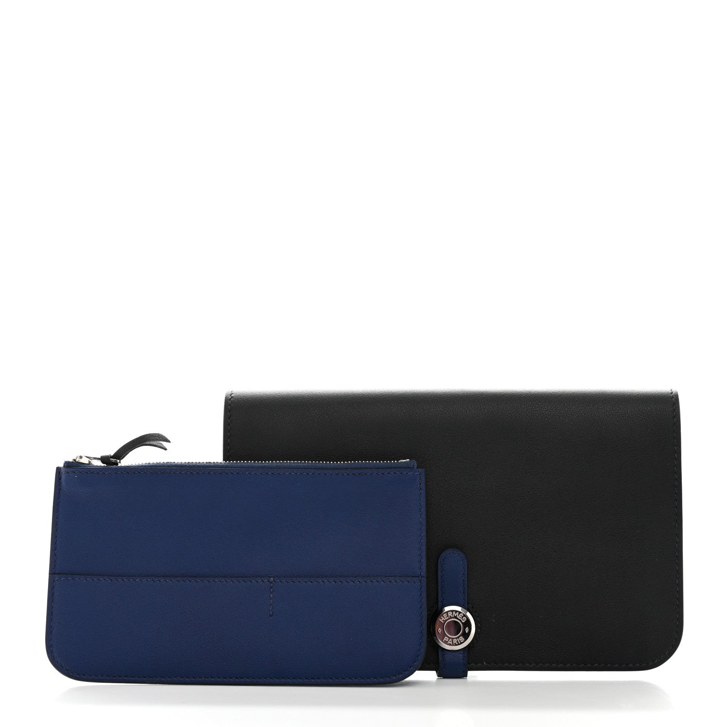 Hermes Swift Dogon Duo Wallet Black 2 of 10