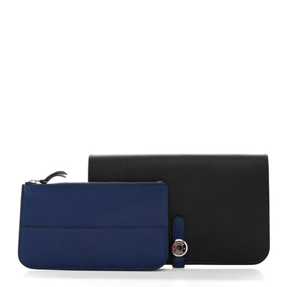 Hermes Swift Dogon Duo Wallet Black 2 of 10