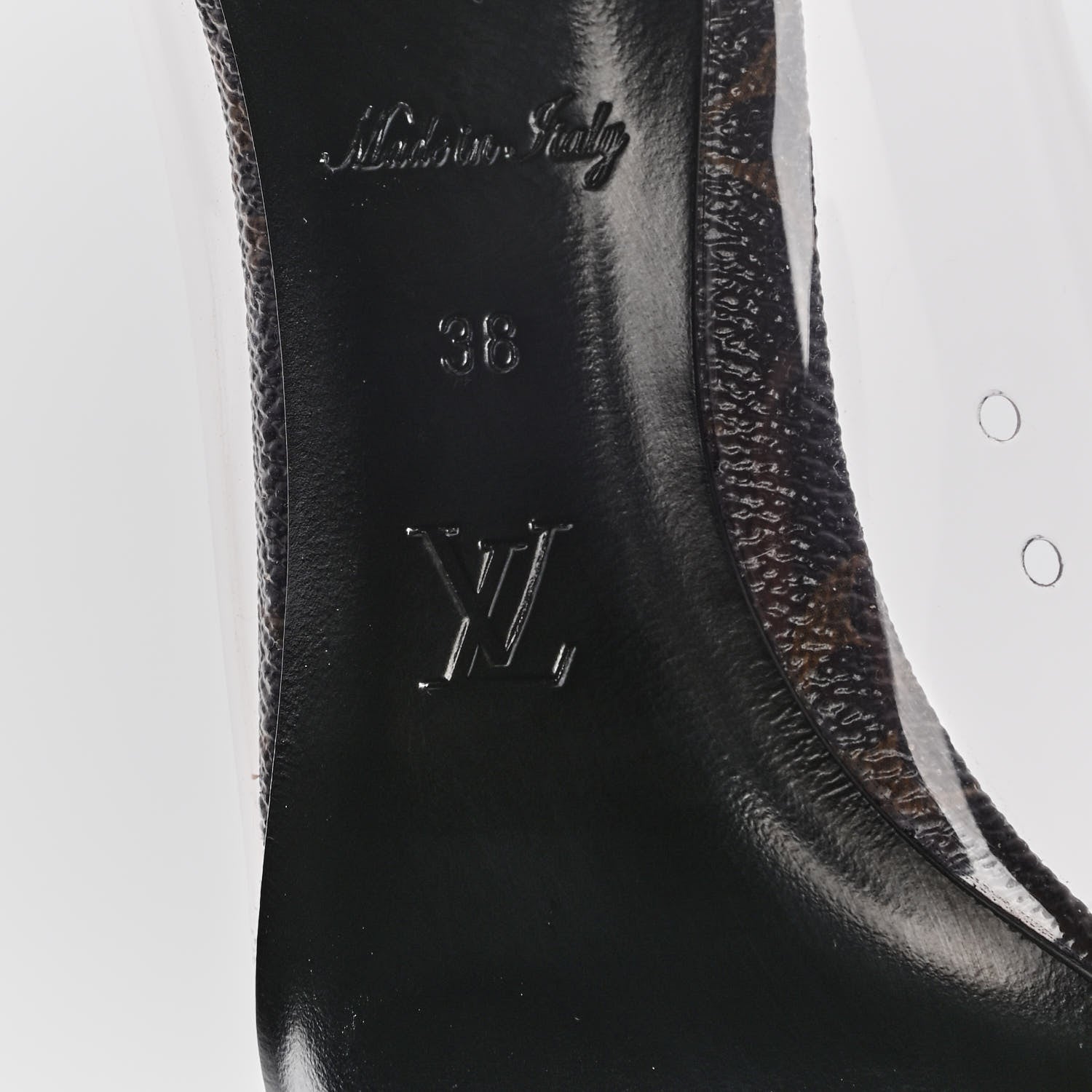Louis Vuitton Monogram PVC Cherie Pumps 38 8 of 11