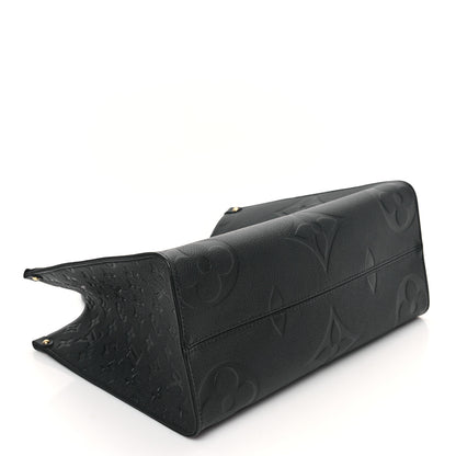 Louis Vuitton Empreinte Monogram Giant Onthego MM Black 4 of 11