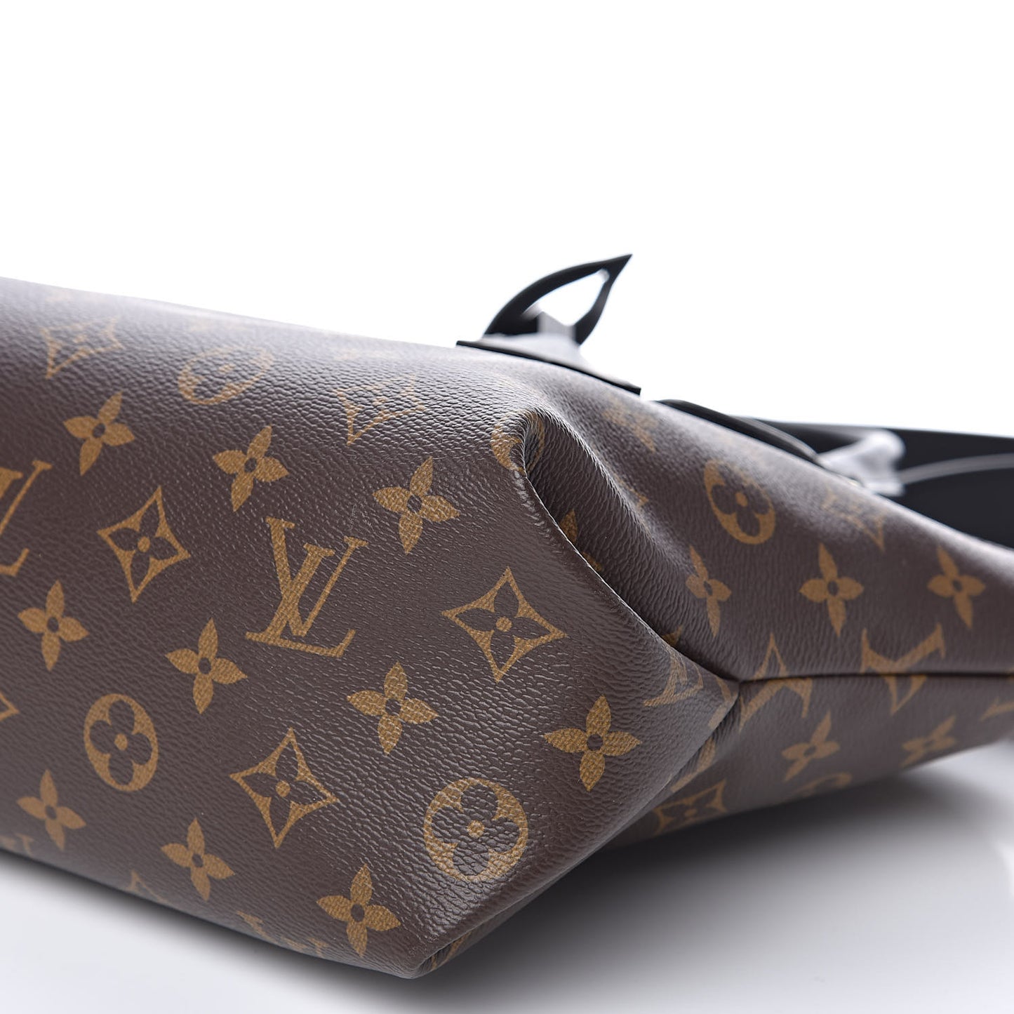Monogram Flower Zipped Tote PM Black
