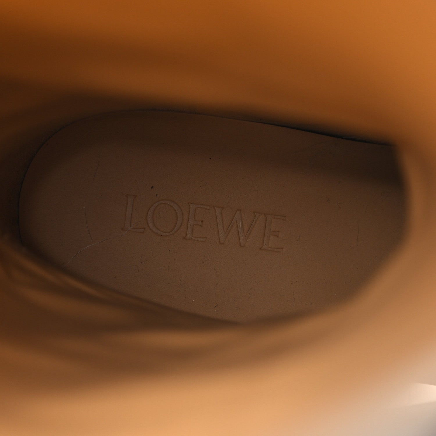 Loewe Calfskin Wedge Riding Boots 38 Black 9 of 10
