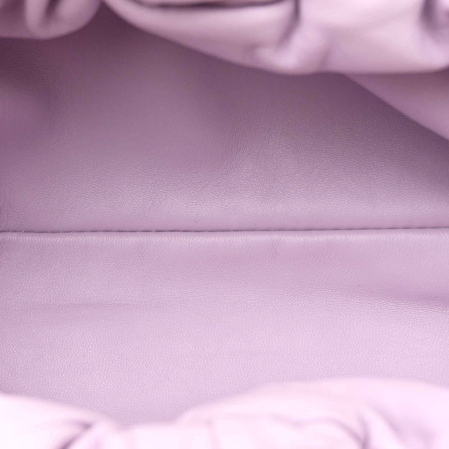 Lambskin Mini Cloud Clutch Lavender