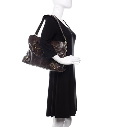 Balenciaga Agneau Giant 12 Gold Hardware City Charbon 2 of 12