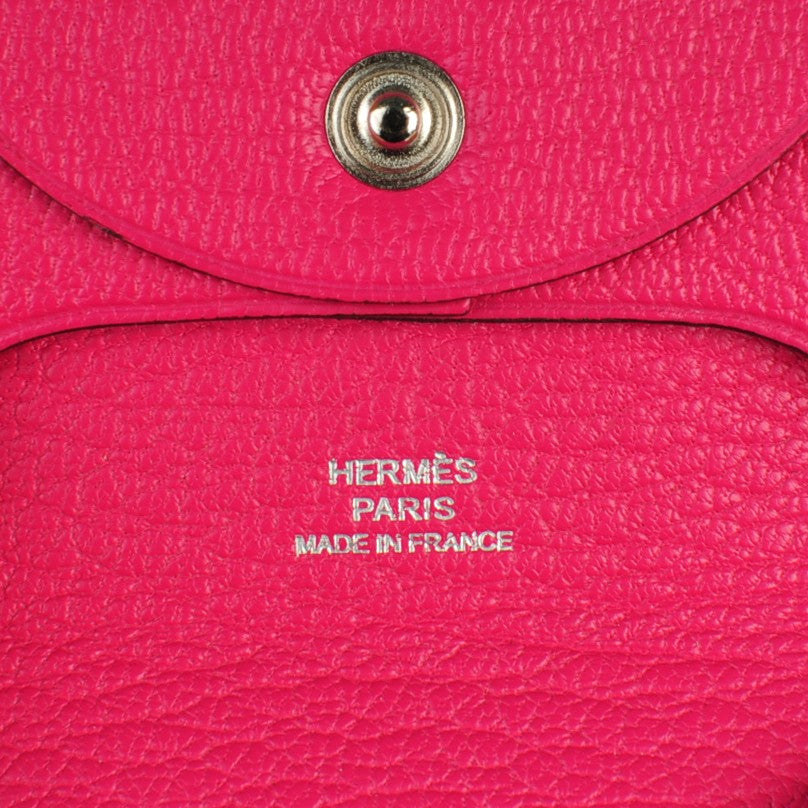 Chevre Mysore Bastia Coin Purse Rose Shocking