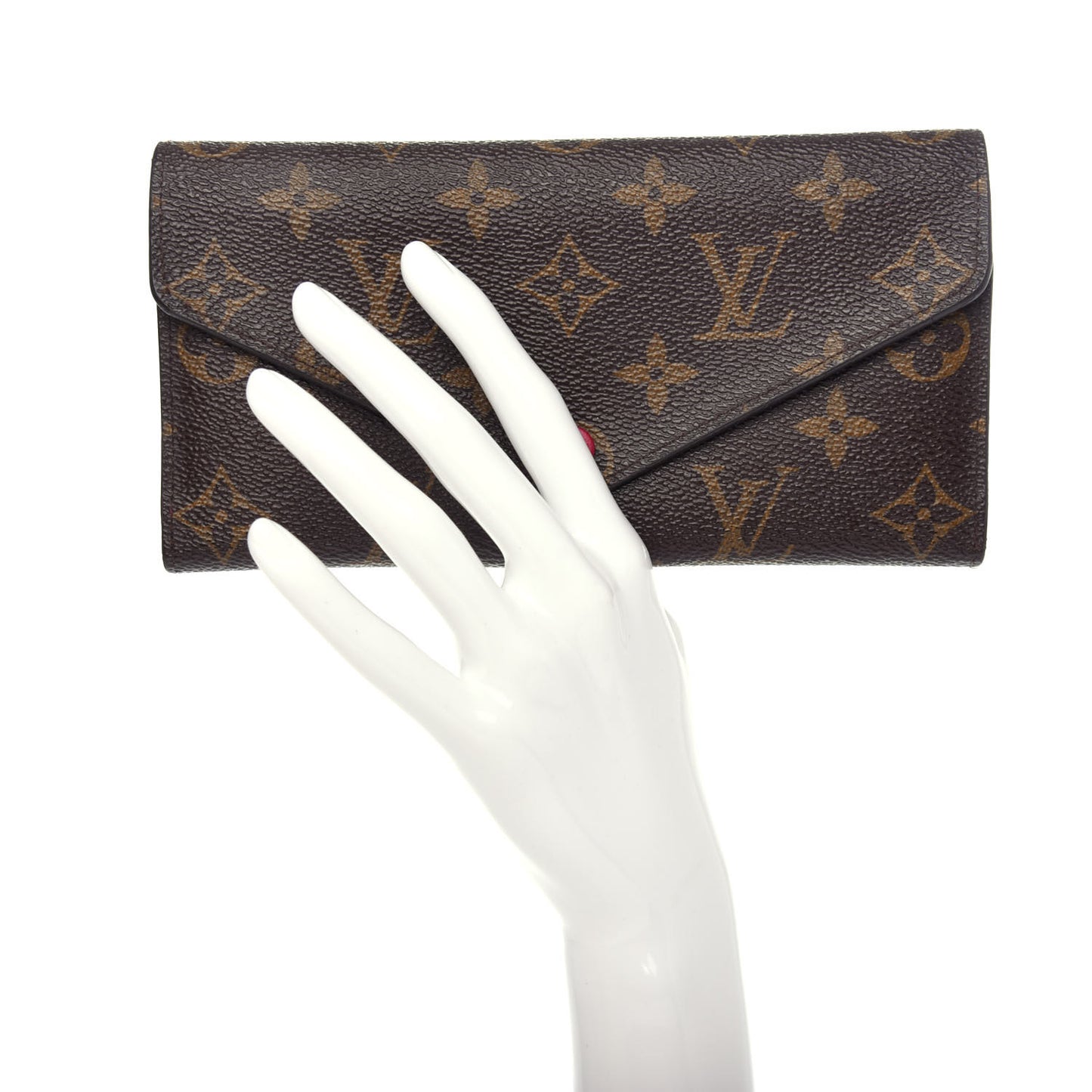 Monogram Josephine Wallet Fuchsia