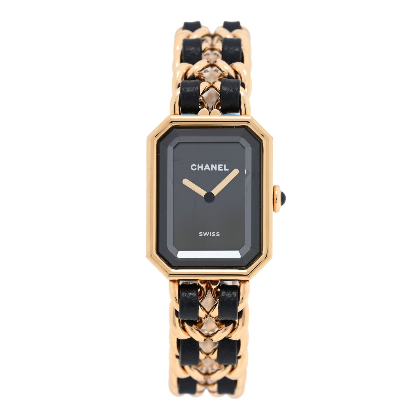 Stainless Steel Lambskin 20mm Chain Premiere Quartz Watch Gold M