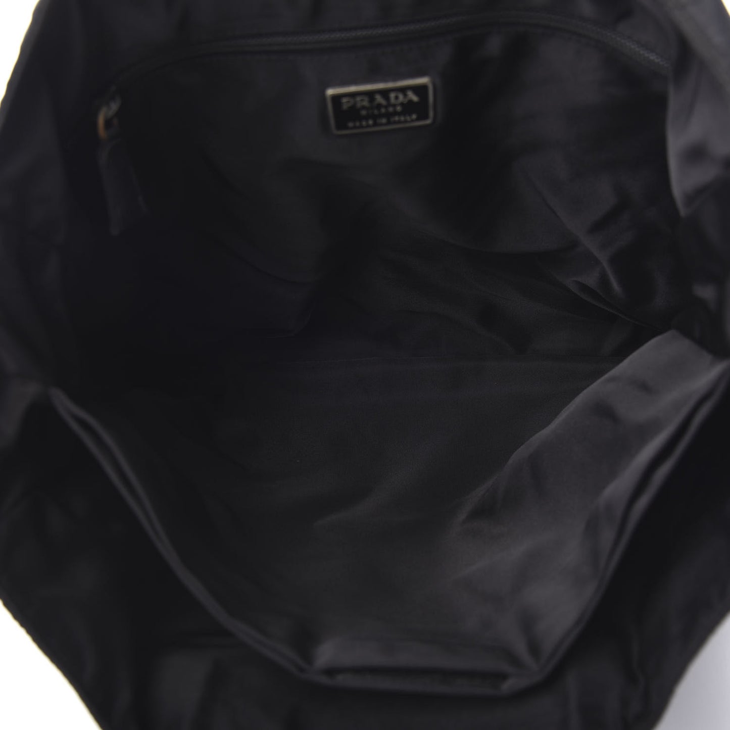 Tessuto Nylon Lucite Tote Black