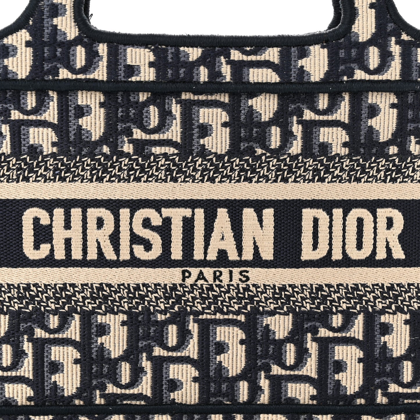 Oblique Mini Book Tote Blue Multicolor