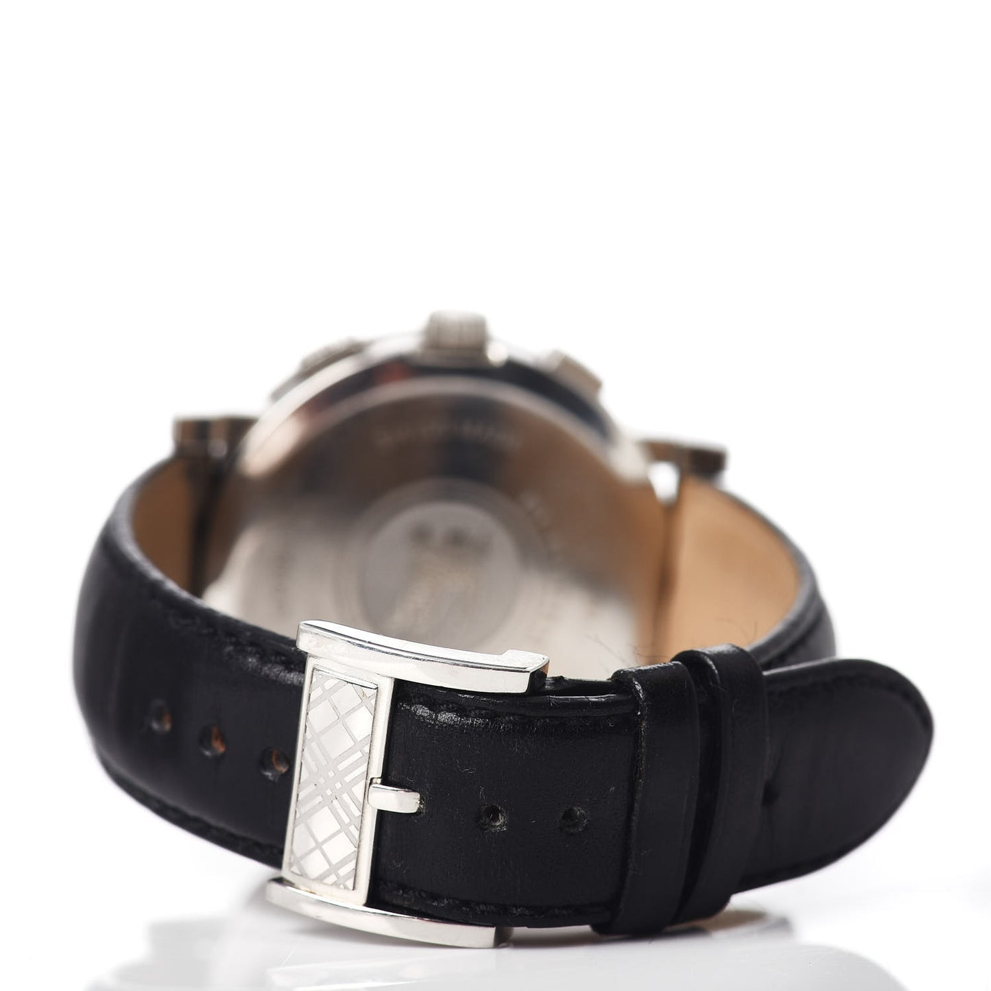 Stainless Steel Calfskin 38mm Heritage Chronograph Quartz Watch BU1361